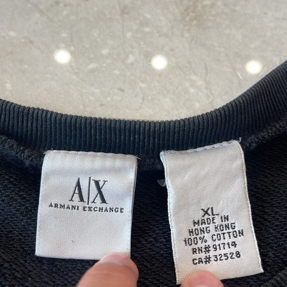 Men’s Armani Exchange Black Sweater - Size XL - Picture 2 of 4